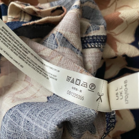 NWT Free People Floral Print Cut Out Back Bodycon Mini Dress - Picture 9 of 13